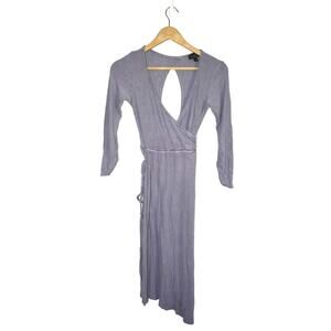 Topshop Ribbed Purple Dress Size 6